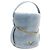 Borsa PRADA Petit Sac Noir da donna Azzurro Oro Autentica 181769SAM D'oro Blu chiaro