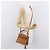 Borsa MCM Vicetos Logogramma PVC Pelle 2way Marrone Oro Auth 184176A D'oro - vista 26