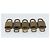 LOUIS VUITTON Set di 10 lucchetti Padlock metallo Oro LV Auth 173149 D'oro - vista 6