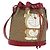 Bolso GUCCI Micro GG Supreme Doraemon x Fujiko-Pro en PVC Beige 655597 Auth 183006M Dorado