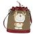 Bolso GUCCI Micro GG Supreme Doraemon x Fujiko-Pro en PVC Beige 655597 Auth 183006M Dorado - vista 13