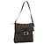 FENDI Zucca Canvas Mamma Baguette Shoulder Bag Black Brown Auth 184554A Marrone Nero