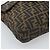 FENDI Zucca Canvas Mamma Baguette Shoulder Bag Black Brown Auth 184554A Marrone Nero - vista 14