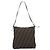FENDI Zucca Canvas Mamma Baguette Shoulder Bag Black Brown Auth 184554A Marrone Nero - vista 2