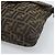 FENDI Zucca Canvas Mamma Baguette Shoulder Bag Black Brown Auth 184554A Marrone Nero - vista 9