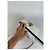 Vintage Givenchy Schultertasche aus strukturierter Leder Weiß Gold - vista 10
