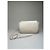 Vintage Givenchy Schultertasche aus strukturierter Leder Weiß Gold - vista 2