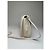 Vintage Givenchy Schultertasche aus strukturierter Leder Weiß Gold - vista 8