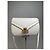 Vintage Givenchy Schultertasche aus strukturierter Leder Weiß Gold - vista 9