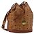 Borsa a tracolla MCM Vicetos Logogram PVC Pelle Marrone Oro Auth gh2110 D'oro