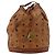 Borsa a tracolla MCM Vicetos Logogram PVC Pelle Marrone Oro Auth gh2110 D'oro - vista 13