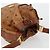 Borsa a tracolla MCM Vicetos Logogram PVC Pelle Marrone Oro Auth gh2110 D'oro - vista 6