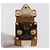 LOUIS VUITTON Monogram Multicolor Messing Koala Weiß M65344 LV Auth 182703 - Ansicht 9