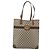 GUCCI GG Supreme Web Sherry Line Bag PVC Marrone Oro 002 904 0131 Auth ka4645 D'oro - vista 13