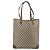 GUCCI GG Supreme Web Sherry Line Bag PVC Marrone Oro 002 904 0131 Auth ka4645 D'oro - vista 2