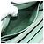 Cartera larga PRADA Ribbon de piel Saffiano Verde Plata Auth 182941SAM - vista 19