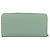 Cartera larga PRADA Ribbon de piel Saffiano Verde Plata Auth 182941SAM - vista 2