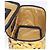 Borsa a Mano VERSACE Vanity Canvas Giallo Oro Autentica 183101A D'oro - vista 19