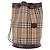 Bolso de hombro y monedero Burberry Nova Check en lona Beige Auth 183449A