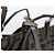 FENDI Zucca Canvas Mamma Baguette Tote Bag Black Brown Auth 183898 Marrone Nero - vista 10