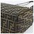 FENDI Zucca Canvas Mamma Baguette Tote Bag Black Brown Auth 183898 Marrone Nero - vista 16