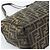 FENDI Zucca Canvas Mamma Baguette Tote Bag Black Brown Auth 183898 Marrone Nero - vista 17