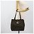 FENDI Zucca Canvas Mamma Baguette Tote Bag Black Brown Auth 183898 Marrone Nero - vista 23
