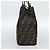FENDI Zucca Canvas Mamma Baguette Tote Bag Black Brown Auth 183898 Marrone Nero - vista 3