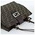 FENDI Zucca Canvas Mamma Baguette Tote Bag Black Brown Auth 183898 Marrone Nero - vista 6