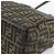 FENDI Zucca Canvas Mamma Baguette Tote Bag Black Brown Auth 183898 Marrone Nero - vista 8