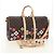 LOUIS VUITTON Takashi Murakami Keepall Bandouliere 45 Borsa M14182 Auth 181961SM Monogramma - vista 12