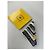 Sciarpa in seta vintage Fendi stampa logo a catena Nero Oro - vista 7