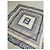 Sciarpa in seta vintage Fendi FF Logo blu bianco oro - vista 3