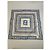 Sciarpa in seta vintage Fendi FF Logo blu bianco oro - vista 7