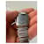 Yves Saint Laurent Montre bracelet vintage Saint Laurent en acier inoxydable noir et argent  - vue 2