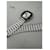 Yves Saint Laurent Montre bracelet vintage Saint Laurent en acier inoxydable noir et argent  - vue 5