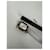 Yves Saint Laurent Montre bracelet vintage Saint Laurent en acier inoxydable noir et argent  - vue 6