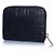Balmain, black leather zip around wallet - view 2