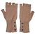 Thom Browne, fingerlose Handschuhe braun - Ansicht 2
