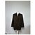 Chloé Vintage Chloe Woll-Set mit Blazer Dunkeloliv M Grün - Ansicht 5