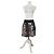 Chloé Gonna in cotone patchwork vintage Chloe Blu navy Rosso Verde Bianco
