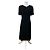 Vestido negro minimalista vintage Givenchy mezcla de poliéster XXL