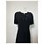 Vestido negro minimalista vintage Givenchy mezcla de poliéster XXL - vista 13