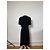 Vestido negro minimalista vintage Givenchy mezcla de poliéster XXL - vista 3