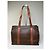 Céline Vintage Celine Macadam Canvas Tote Braun Tan Gold - Ansicht 2