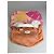 Tote in tela vintage Emilio Pucci Rosa Arancione Giallo Argento - vista 4