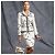 Falda Moschino Resort White Gold Chain Blanco - vista 2