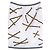 Falda Moschino Resort White Gold Chain Blanco - vista 3