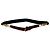 Céline Vintage Celine Leather Shoulder Strap Black Burgundy Gold