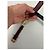 Céline Vintage Celine Leather Shoulder Strap Black Burgundy Gold - view 10